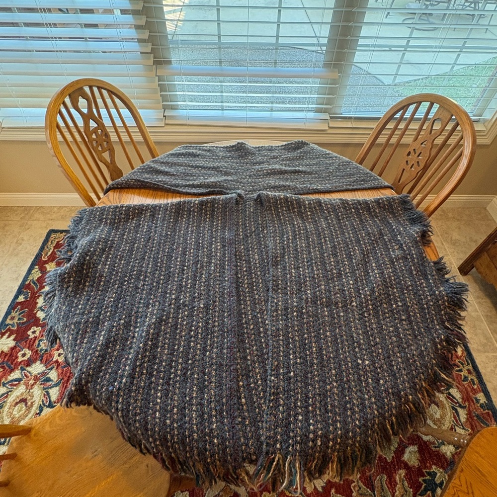 Tapestries Ireland Ltd Artisan Woven Wool Cape Poncho Cocoon Coat Helena Ruuth - Picture 4 of 13